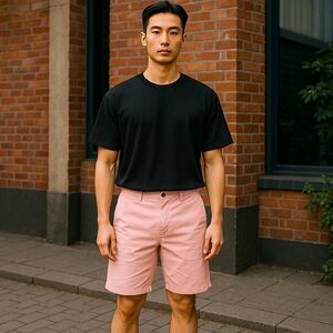 21 Men An American Brand Men’s Pink Bermuda Chino Shorts 30in Waist 4 Pocket